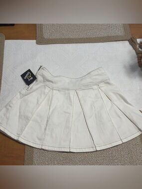 NWT art class Denim Skirt Size L 10/12 Paneled Skirt